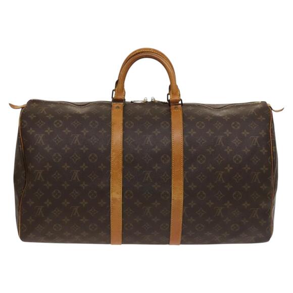 LOUIS VUITTON Monogram Keepall 55 Boston Bag M41424 - Picture 2 of 16